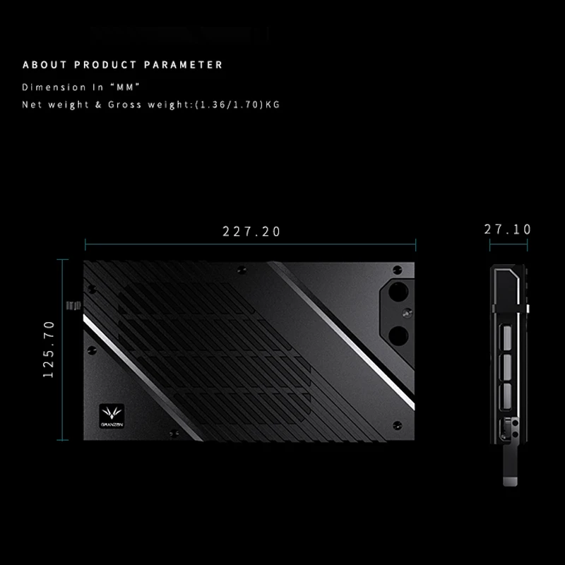 Granzon GPU-blok voor NVIDIA R - Rtx 4080 Water Cooling Block recensie en prijs
