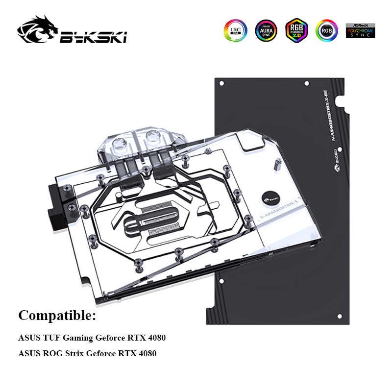 Bykski GPU Waterkoeler Gebruik - Rtx 4080 Water Cooling Block recensie en prijs