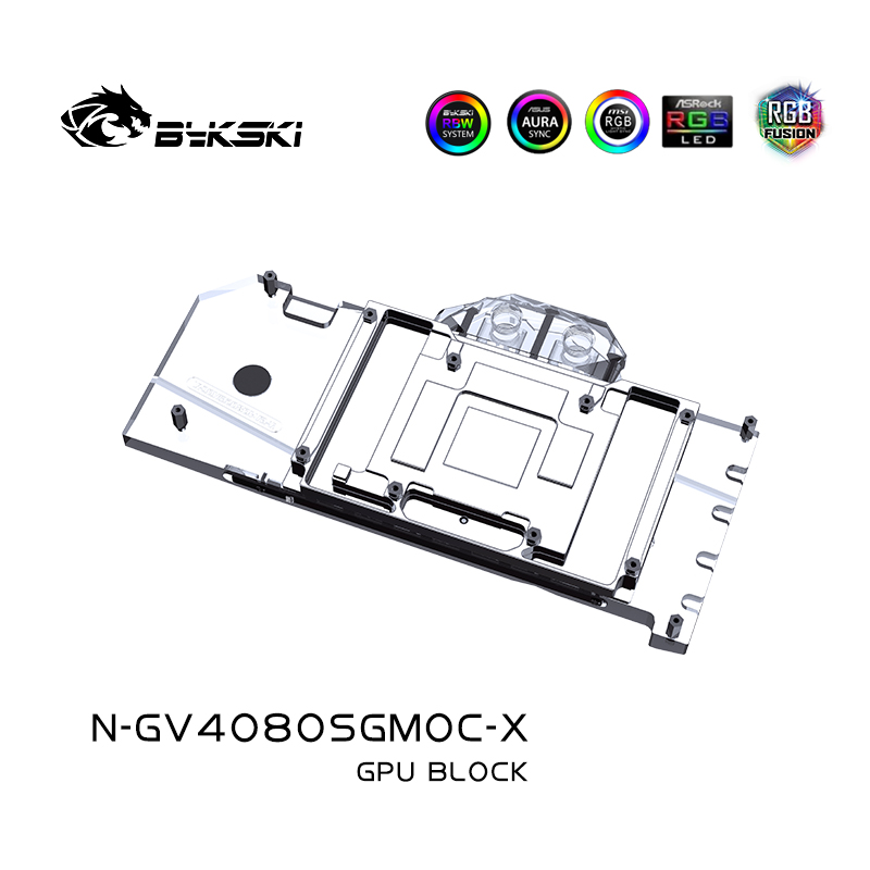 Bykski GPU-blok voor Gigabyte  - Rtx 4080 Water Cooling Block recensie en prijs