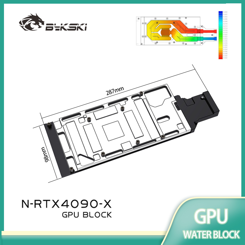 Bykski N-RTX4090-X GPU Waterbl - Rtx 4090 Water Block Full Cover recensie en prijs